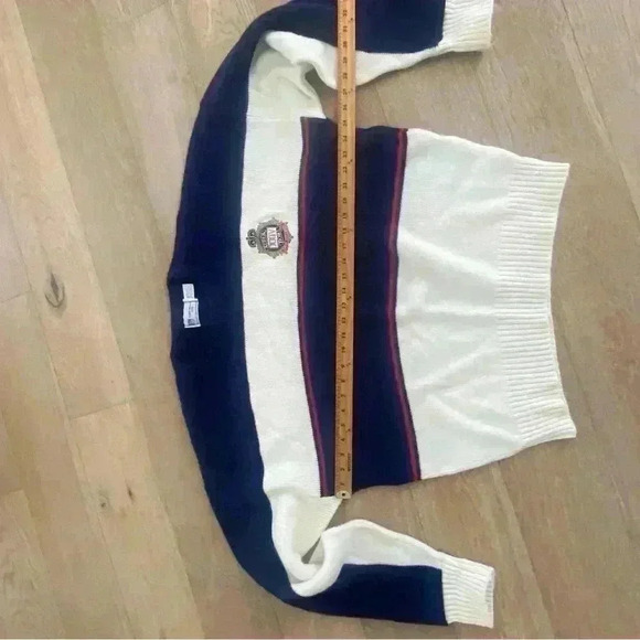 NFL Cliff Engle Vintage Sweater Mens Size XL Super Bowl XXIV New Orleans - Picture 5 of 5